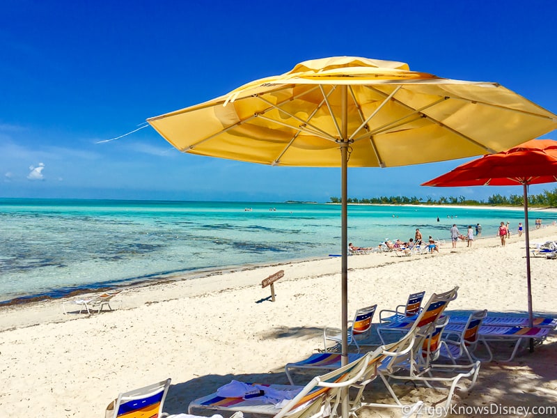 looking at the adults beach on castaway cay