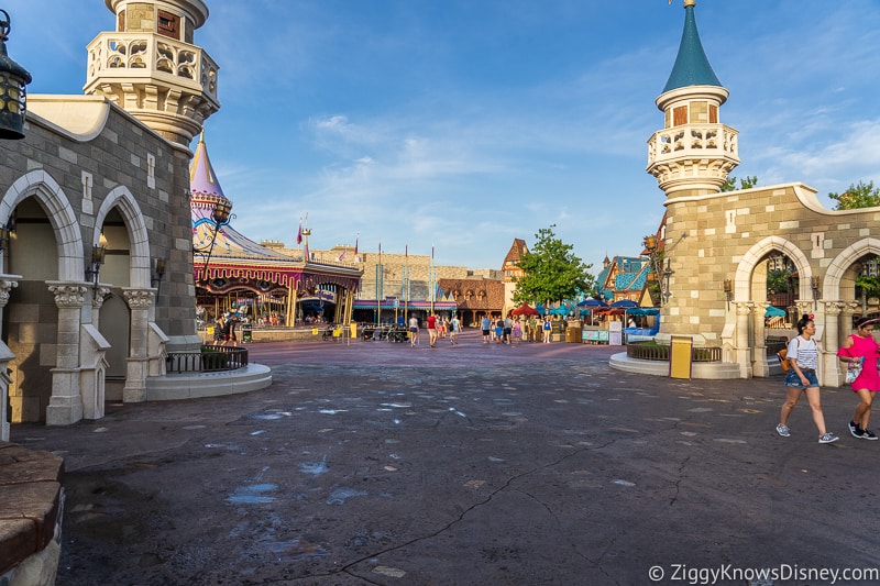 Magic Kingdom empty Fantasyland