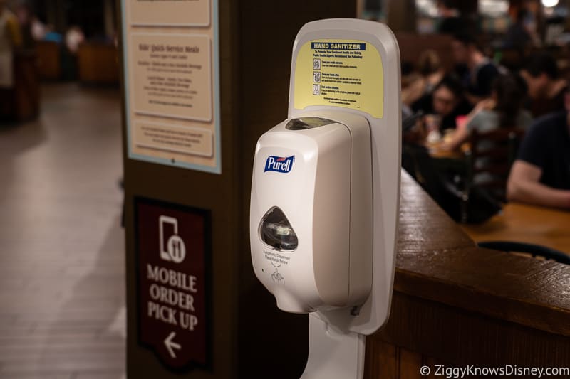 hand sanitizer Disney World reopening