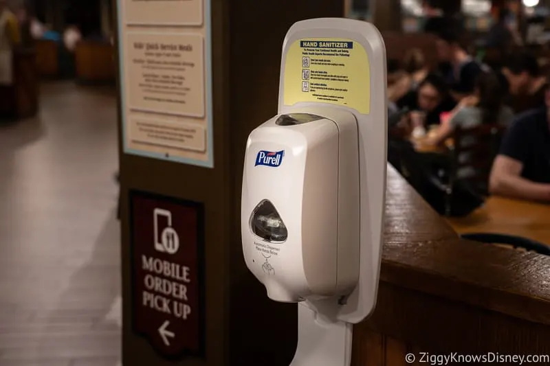hand sanitizer Disney World reopening