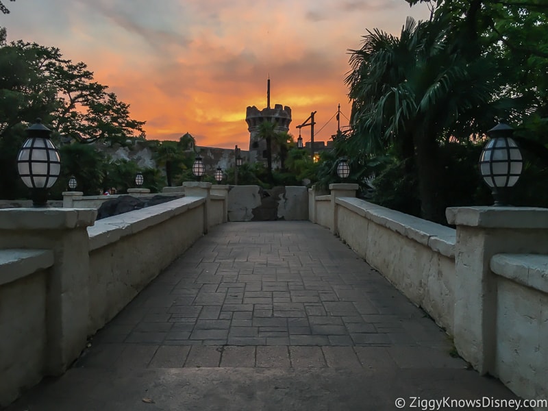 Disneyland Paris closure sunset