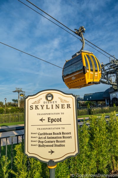 Disney Skyliner Gondola queue