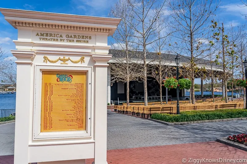 America Gardens Theater Epcot