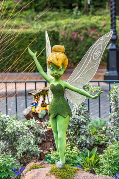 Tinker Bell Topiary United Kingdom Epcot