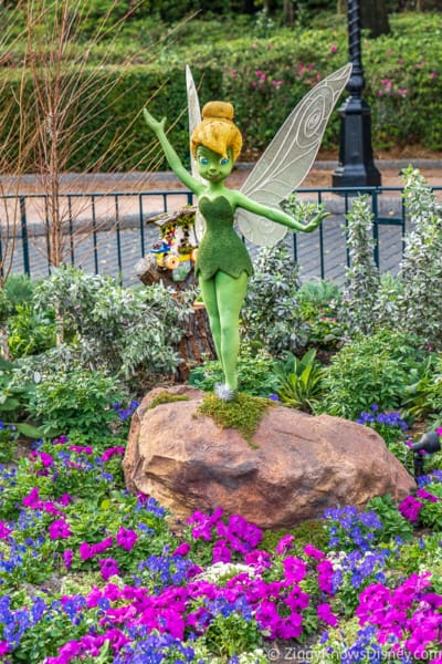 Tinker Bell Topiary United Kingdom Epcot Flower and Garden