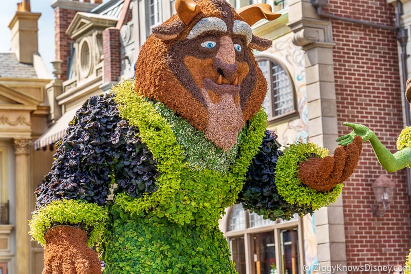 The Beast Topiary Epcot Flower and Garden Festival