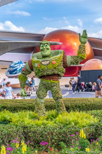 Buzz Lightyear Topiary Epcot Flower and Garden Festival