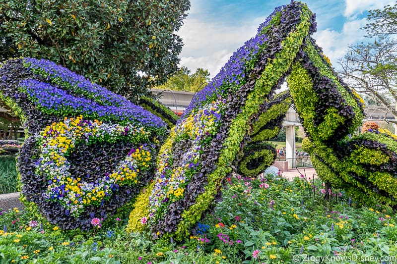 Butterfly Topiaries Epcot Flower and Garden Festival