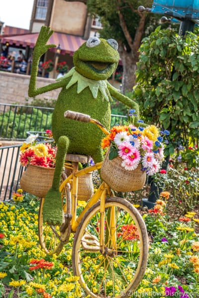 Kermit the frog Topiary Epcot Flower and Garden Festival