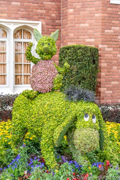 Piglet Eeyore Topiary Epcot Flower and Garden Festival