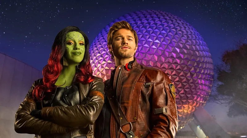 Guardians of the Galaxy Star-Lord and Gamora