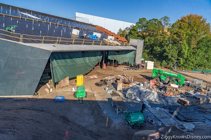 Guardians of the Galaxy Roller Coaster construction