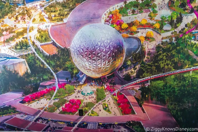 concept art of Epcot remodel