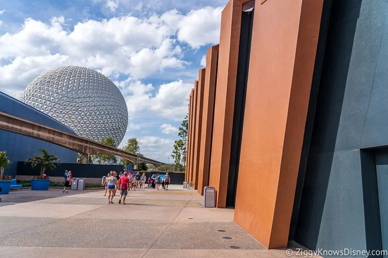 Guardians of the Galaxy: Cosmic Rewind is located in Epcot
