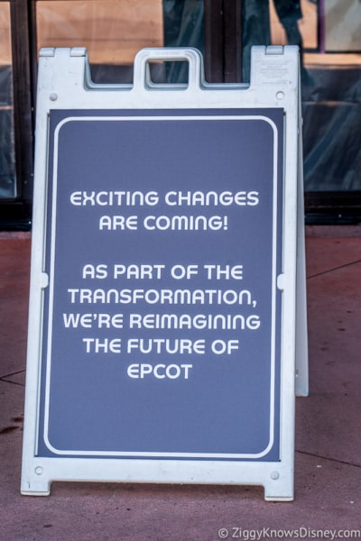 new changes coming to Epcot sign