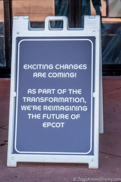 new changes coming to Epcot sign