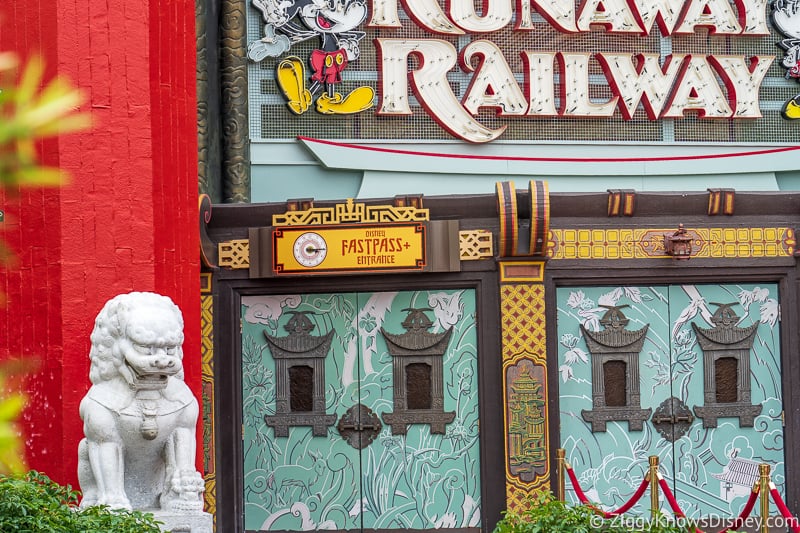 FastPass Entrance Mickey and Minnie's Runaway Railway
