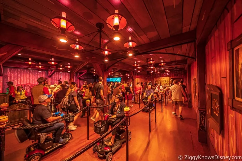 Mickey and Minnie's Runaway Railway ECV accessibility guests