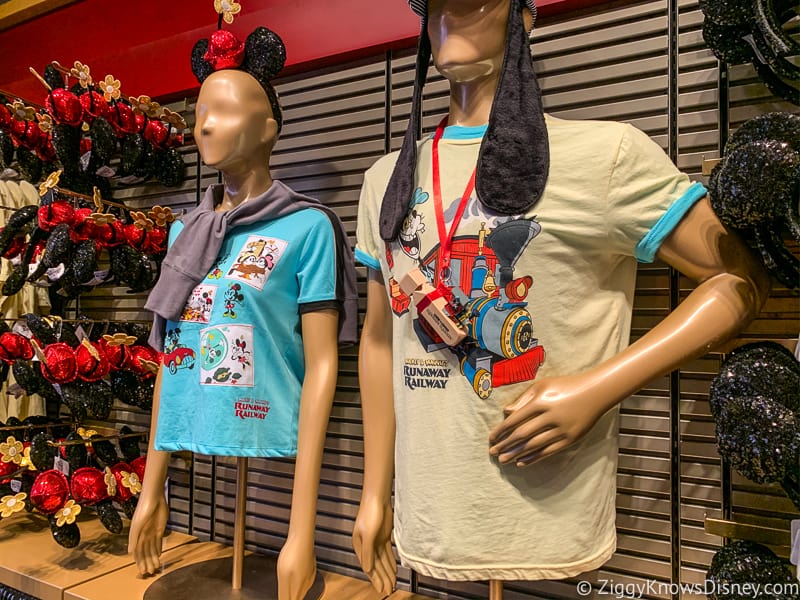 T-Shirts Mickey and Minnie's Runaway Railway Merchandise