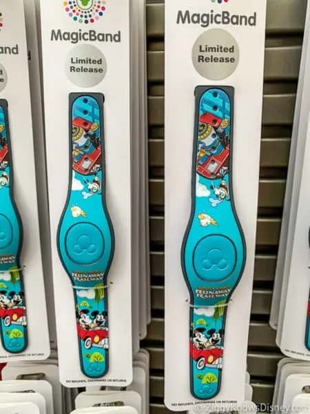 Mickey and Minnie's Runaway Railway MagicBands