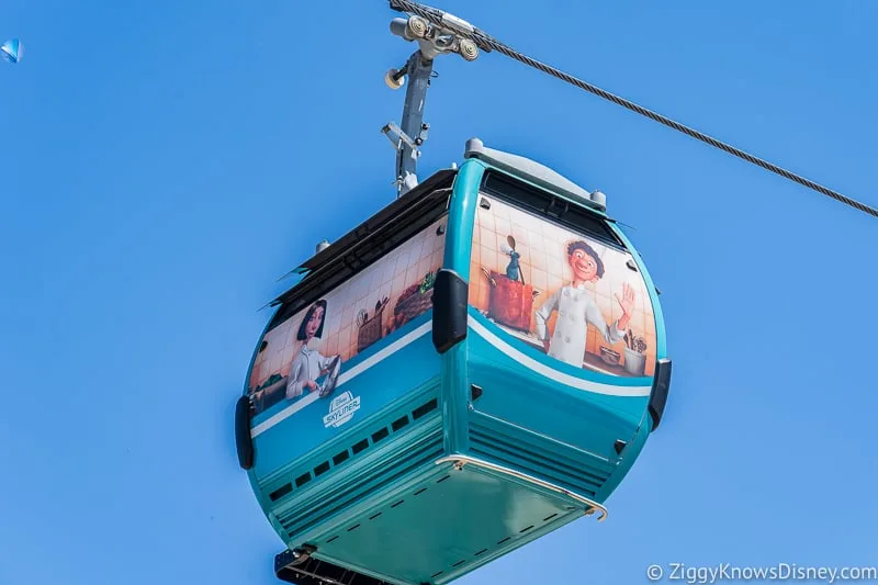 Remy's Ratatouille Adventure Disney Skyliner gondola Epcot