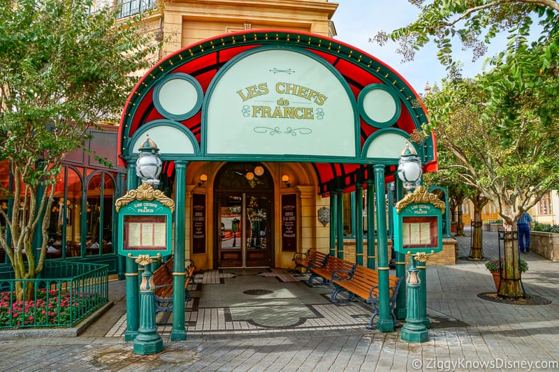 Les Chefs de France entrance Remy Ride Epcot