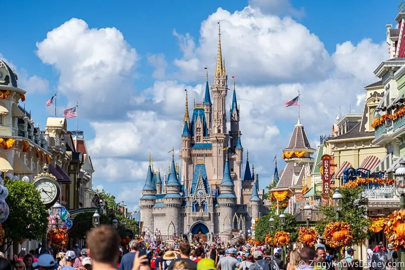 Magic Kingdom and Cinderella Castle for Disney World 50th Anniversary