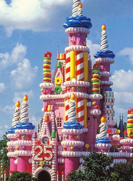 Birthday Cake Cinderella Castle 25th Anniversary