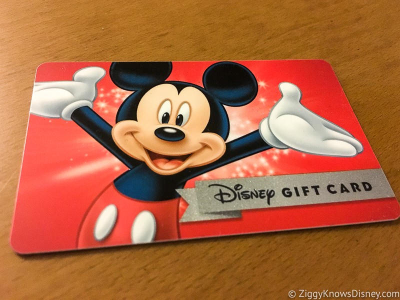 Using Disney Gift card with Mobile Order
