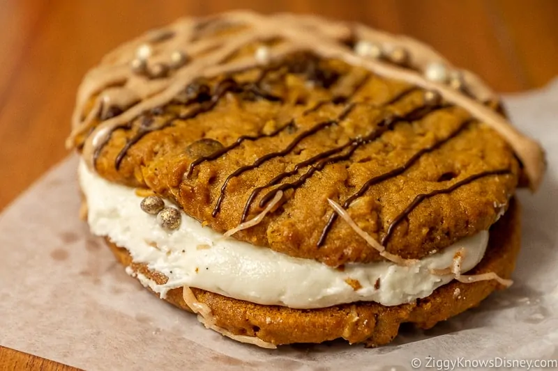 Big cream-filled cookie at All-Star Music Disney Mobile Ordering