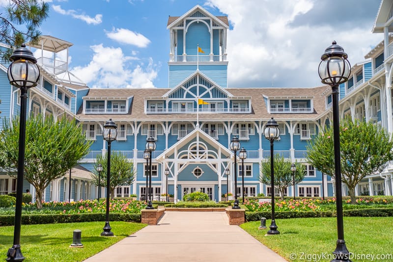 outside the Beach Club Resort Disney World