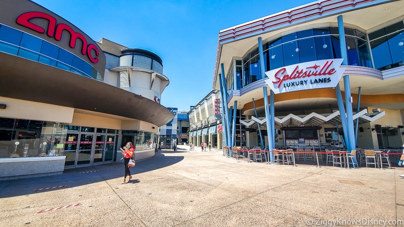 AMC and Splitsville outside