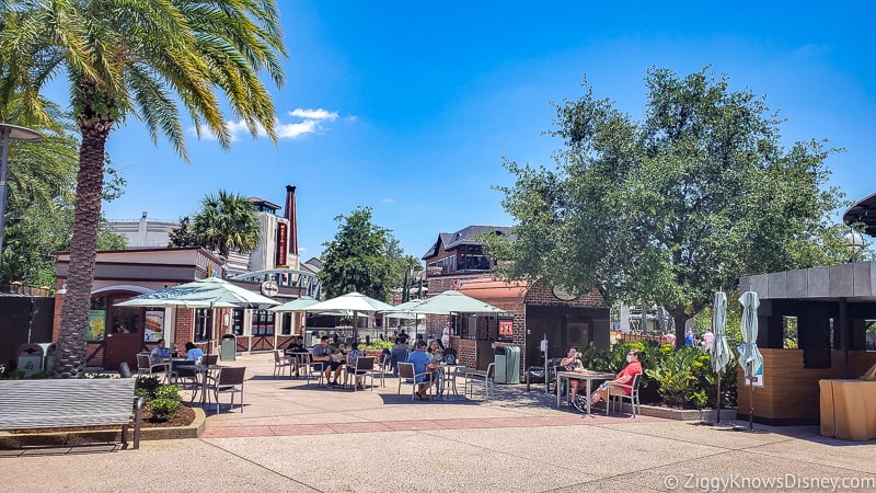 Disney Springs outside seating