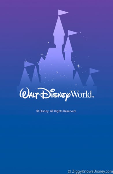 My Disney Experience app intro screen
