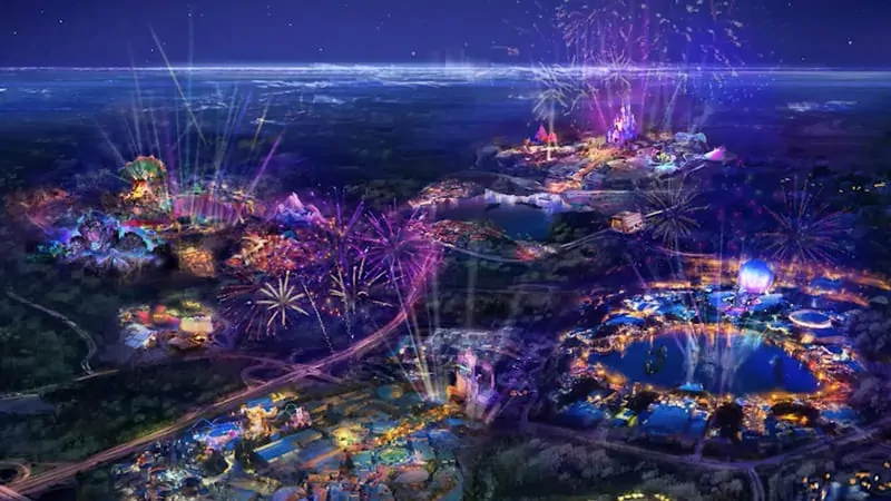 Concept Art for Disney World's 50th Anniversary celebration