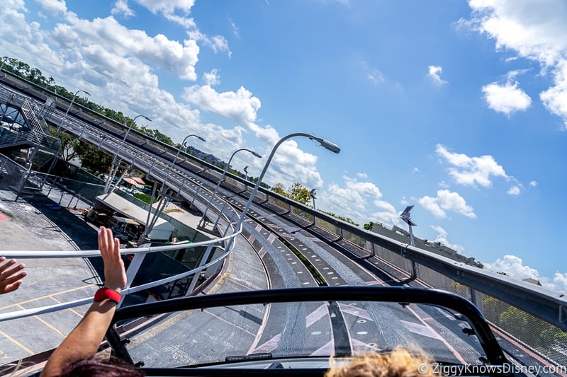 Riding Test Track in EPCOT