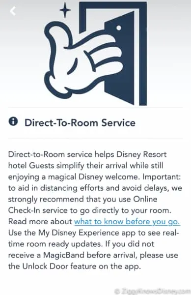 Direct-to-Room Service My Disney Experience