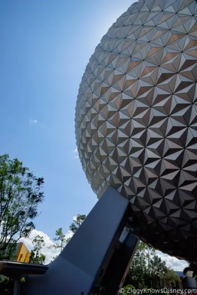 Epcot Spaceship Earth Disney World Reopening