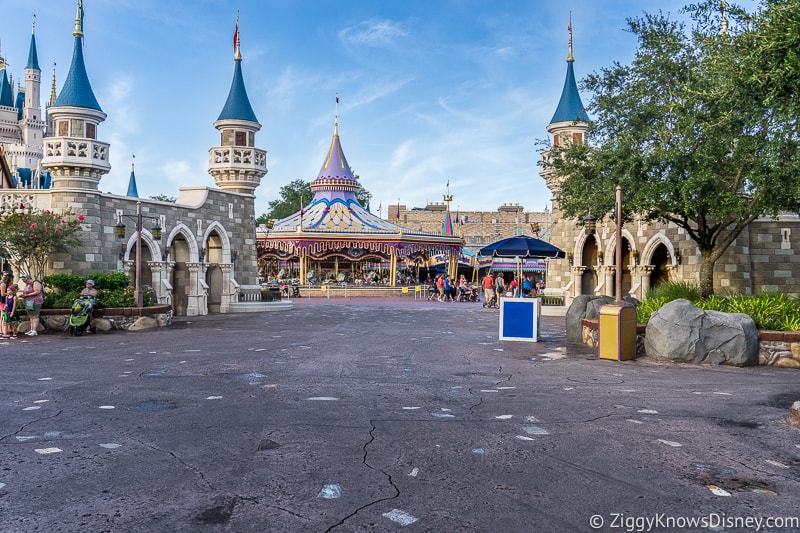 empty Magic Kingdom Park