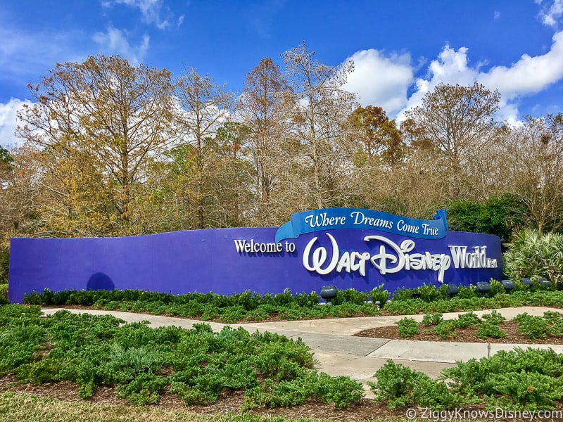 Walt Disney World sign