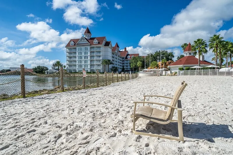 beach at Grand Floridian Resort