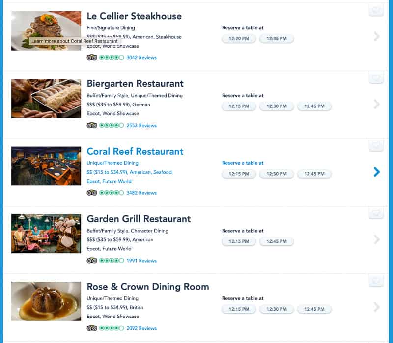 Disney World Dining Reservations Complete Guide to ADRs