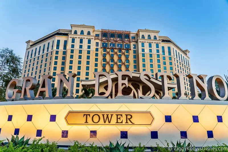 Gran Destino Tower front sign