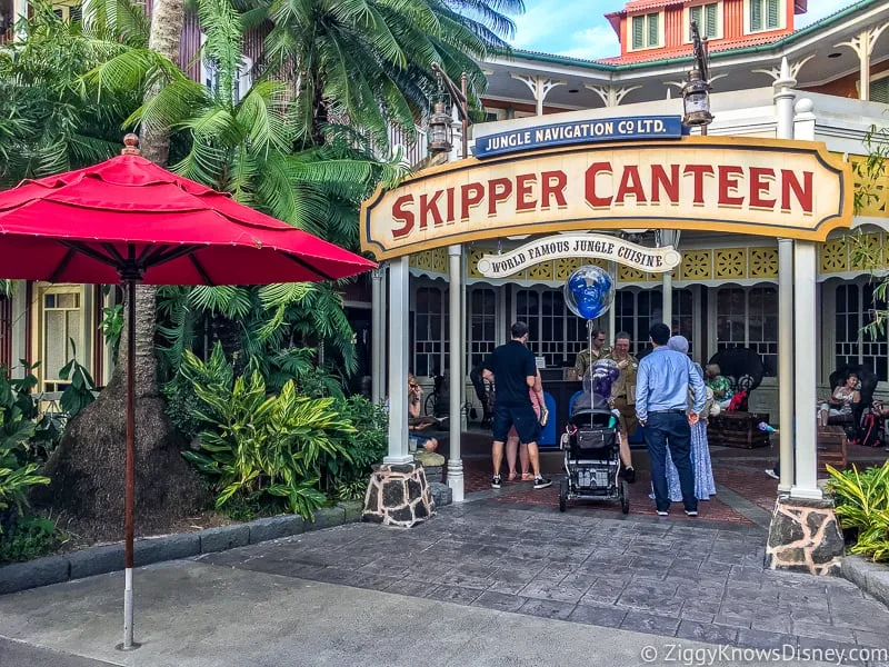 Outside Skipper Canteen in Magic Kingdom Restaurants