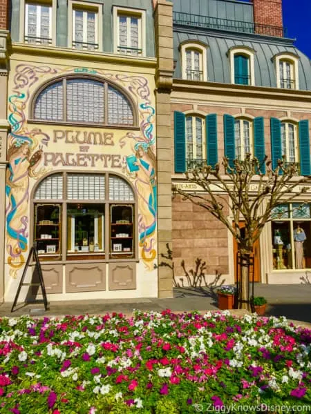 Flower and Plume shop France Pavilion EPCOT