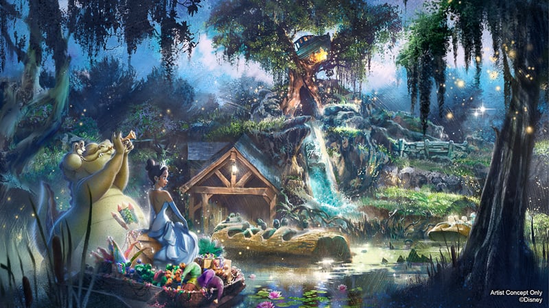 Splash Mountain Retheming Princess and the Frog