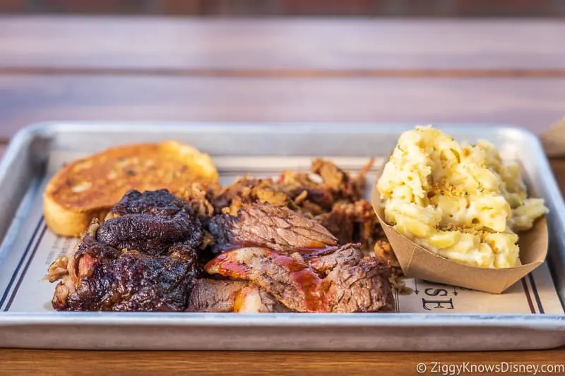 BBQ platter from Regal Eagle EPCOT