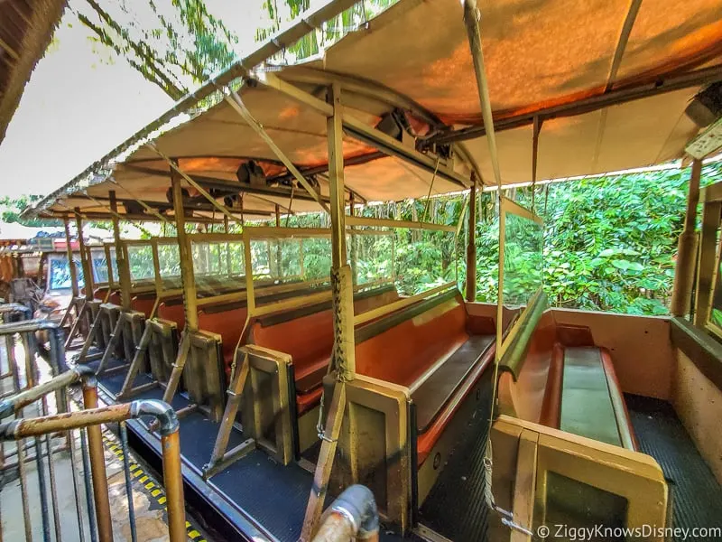 Kilimanjaro Safaris ride vehicle plexiglass Animal Kingdom