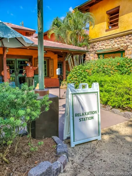 Animal Kingdom relaxation stations