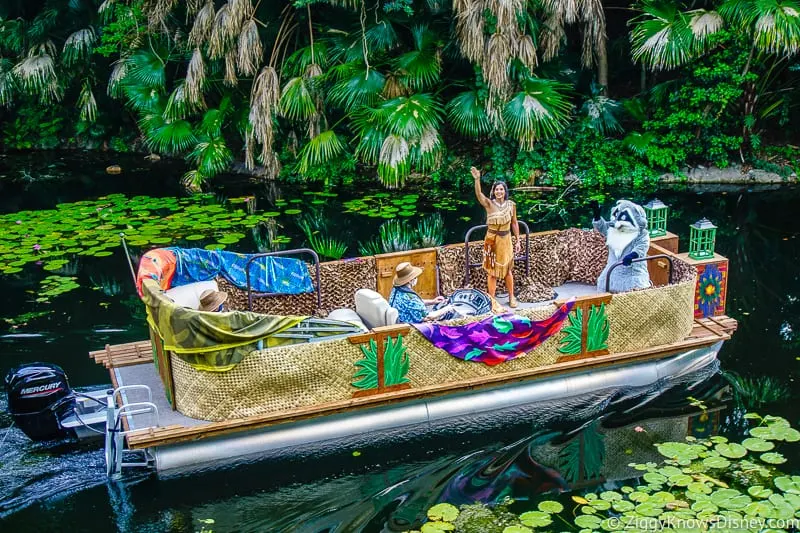 Discovery River Character Cruise Pocahontas Animal Kingdom